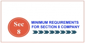 What are the minimum requirements for Section 8 Company?
