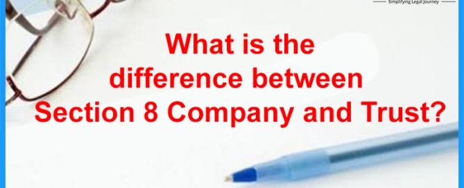 difference between Section 8 Company and Trust