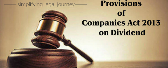 Dividend declaration as per companies act 2013