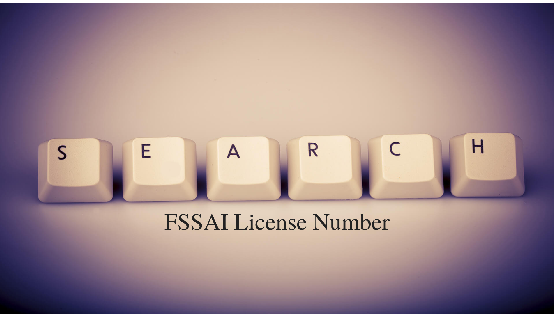 Check FSSAI License number online