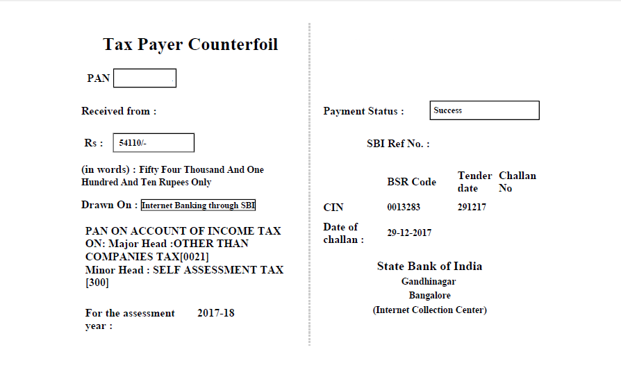 Income Tax e-filing