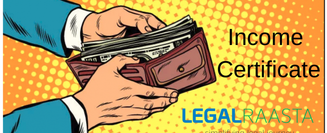 Income certificate