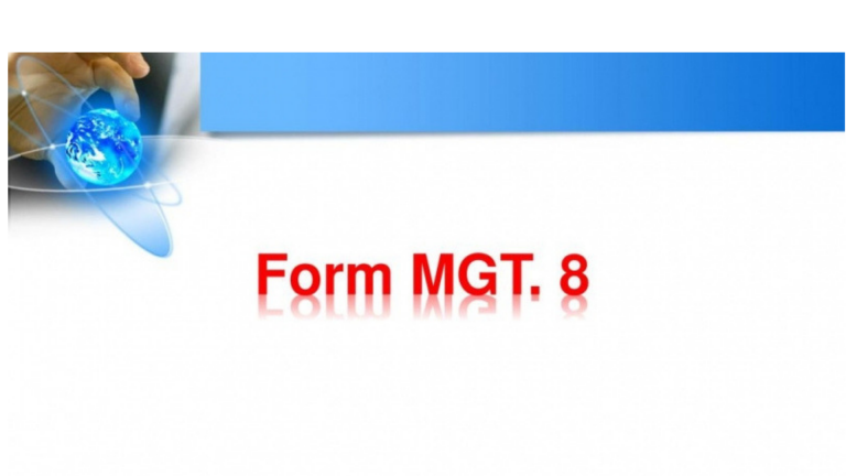 फॉर्म MGT-8: प्रयोज्यता, अनुपालन पहलुओं और दंड
