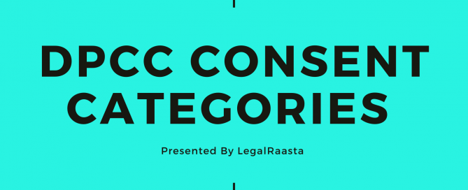 DPCC consent categories