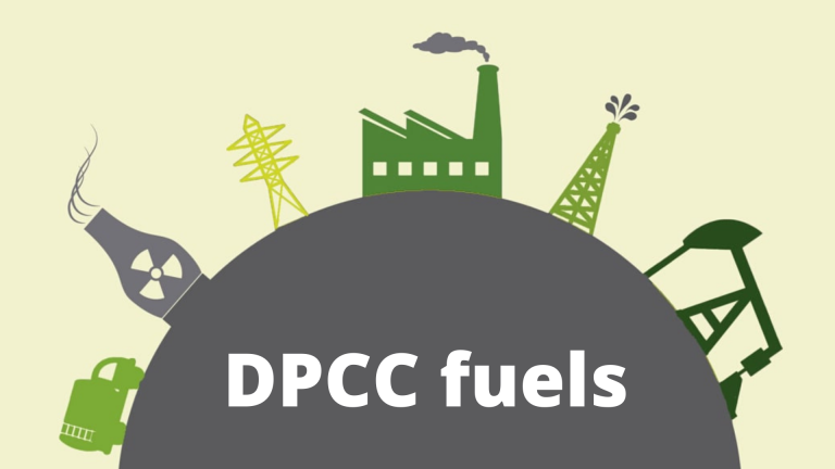 DPCC fuels: List of fuels permitted by DPCC