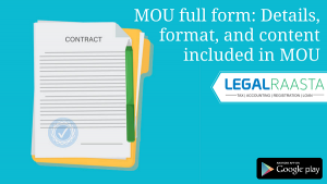 MOU full form: Details, format, and content included in MOU