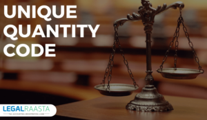 Unique Quantity Code (UQC)