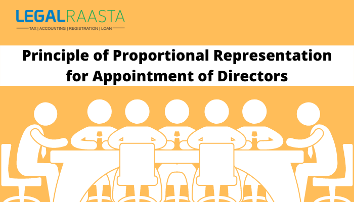 Principle of proportional representation
