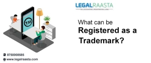 What can be registered as a trademark?