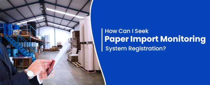 Paper Import Monitoring System Registration