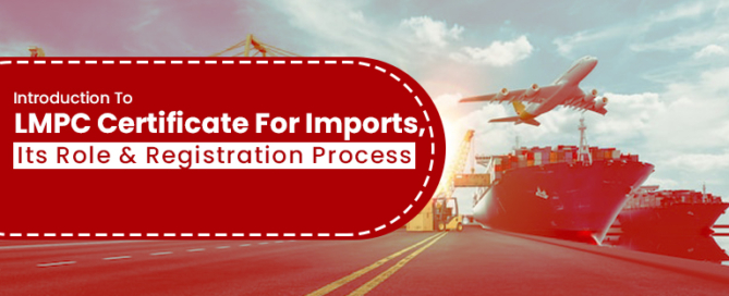 LMPC Certificate For Imports