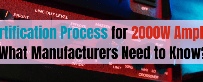 BIS Certification Process for 2000W Amplifiers—What Manufacturers Need to Know