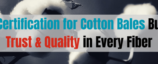 BIS Certification for Cotton Bales Builds Trust and Quality in Every Fiber