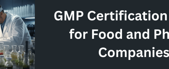 GMP Certification in India