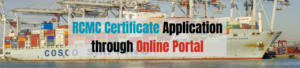 RCMC Certificate Application through Online Portal