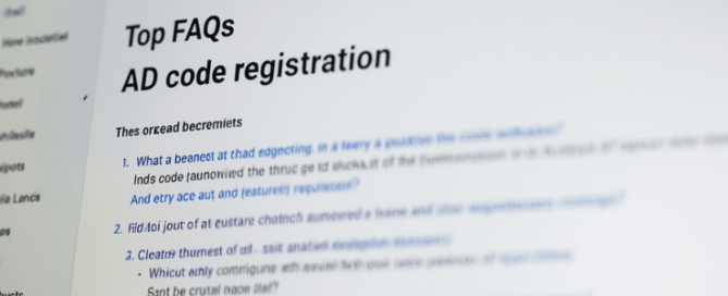 Top FAQs About AD Code Registration Answered