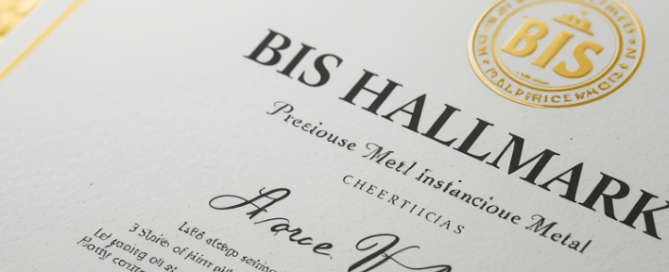 BIS Hallmark Certificate