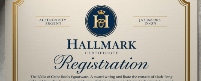 hallmark registration in jewellery items