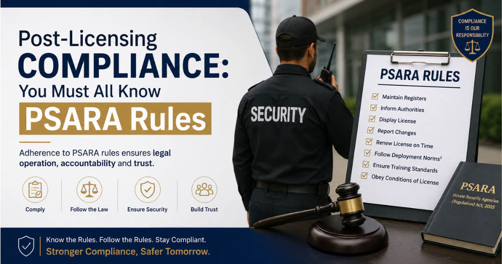post-licensing compliance