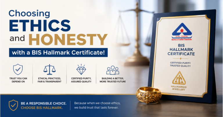 Choosing Ethics and Honesty with a BIS Hallmark Certificate!