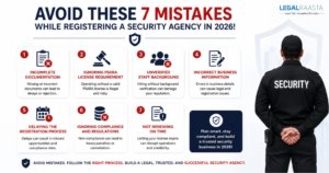 Avoid These 7 Mistakes While Registering a Security Agency in 2026!