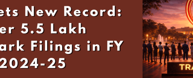 5.5 Lakh Trademark Filings in FY 2024–25