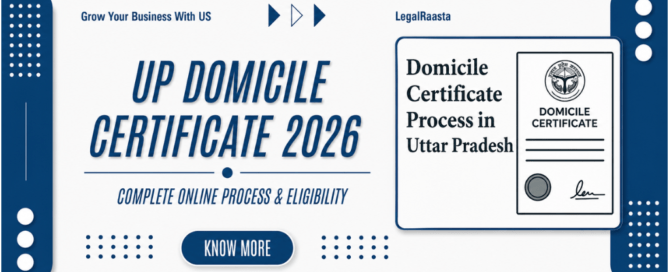 Uttar Pradesh Domicile Certificate