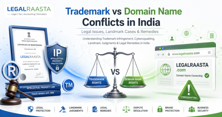 Trademark vs Domain Name Conflicts in India: Legal Issues, Landmark Cases & Remedies