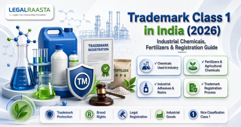 Trademark Class 1 in India (2026): Chemicals, Fertilizers & Registration Guide