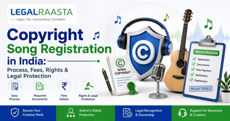 Copyright Song Registration in India: Process, Fees, Rights & Legal Protection
