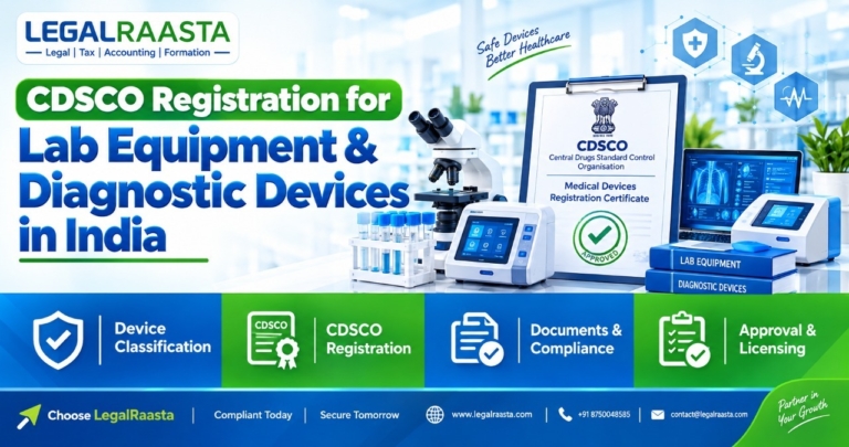 CDSCO Registration for Lab Equipment & Diagnostic Devices in India