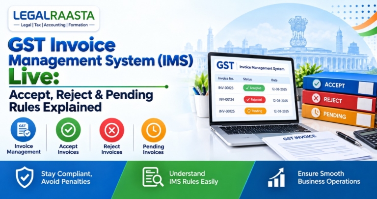 GST Invoice Management System (IMS) Live: Accept, Reject & Pending Rules Explained